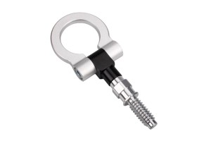 Γάντζος Ρυμούλκησης Αλουμινίου Αγωνιστικός Tow Hook Universal 16mm European Ασημί 1 Τεμάχιο