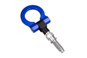 Γάντζος Ρυμούλκησης Αλουμινίου Αγωνιστικός Tow Hook Universal 50mm Japan Μπλε 1 Τεμάχιο