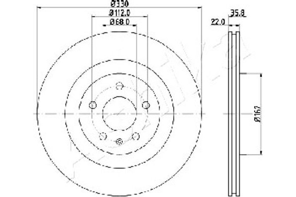 Ashika Δισκόπλακα - 61-00-0911