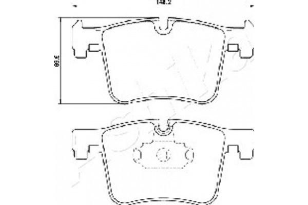 Ashika Σετ τακάκια, Δισκόφρενα - 50-00-0106