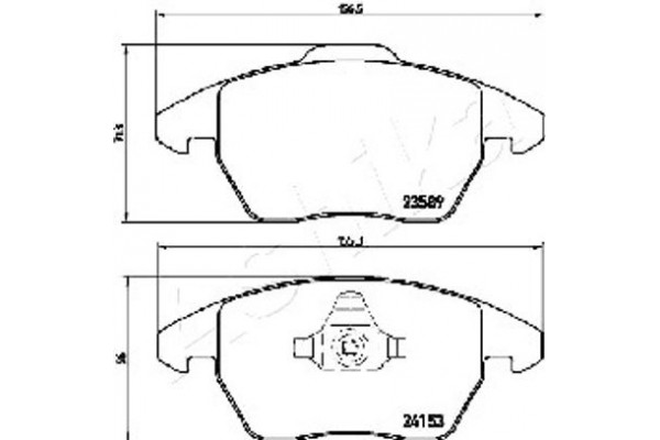 Ashika Σετ τακάκια, Δισκόφρενα - 50-00-0610