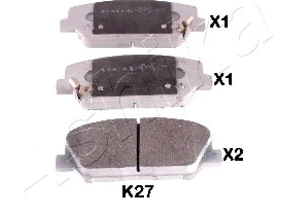 Ashika Σετ τακάκια, Δισκόφρενα - 50-0K-K27