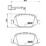 Ashika Σετ τακάκια, Δισκόφρενα - 51-00-0200