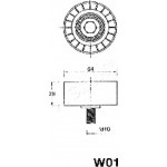 Ashika Τεντωτήρας ιμάντα, Οδοντωτός Ιμάντας - 45-0W-001