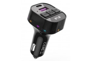 XO BCC17 Φορτιστής Αυτοκινήτου Smart Bluetooth MP3 A+C Dual Port PD30W