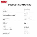 XO BCC17 Φορτιστής Αυτοκινήτου Smart Bluetooth MP3 A+C Dual Port PD30W