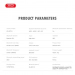 XO BCC16 Bluetooth Support FM Transmitter + TF Card