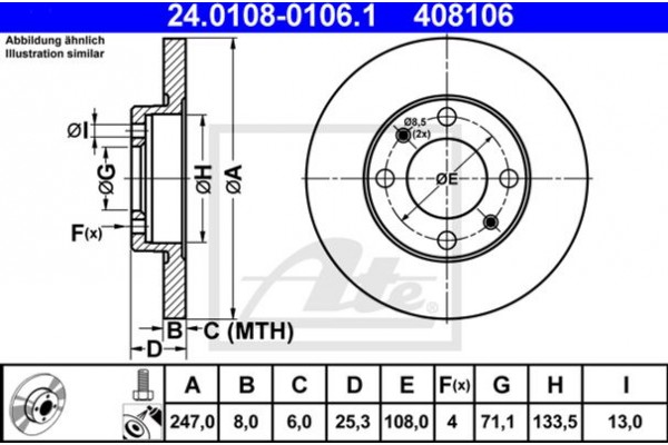 Ate Δισκόπλακα - 24.0108-0106.1