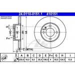 Ate Δισκόπλακα - 24.0110-0151.1 Ate Δισκόπλακα - 24.0110-0151.1