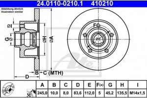 Ate Δισκόπλακα - 24.0110-0210.1