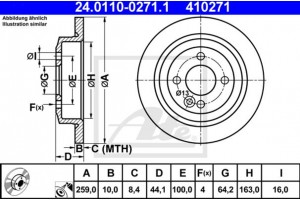 Ate Δισκόπλακα - 24.0110-0271.1