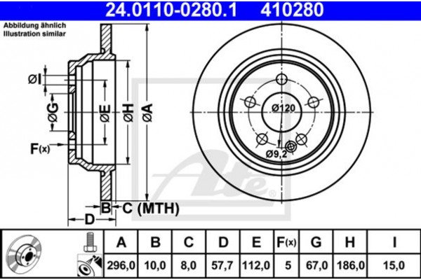 Ate Δισκόπλακα - 24.0110-0280.1