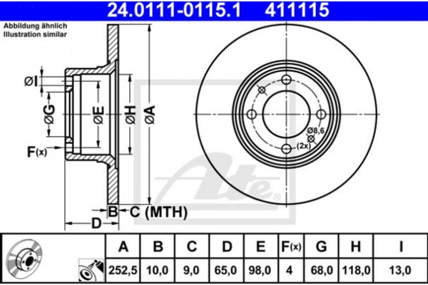 Ate Δισκόπλακα - 24.0111-0115.1