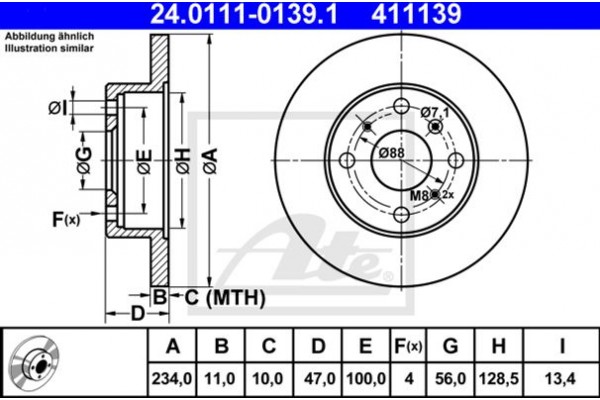 Ate Δισκόπλακα - 24.0111-0139.1