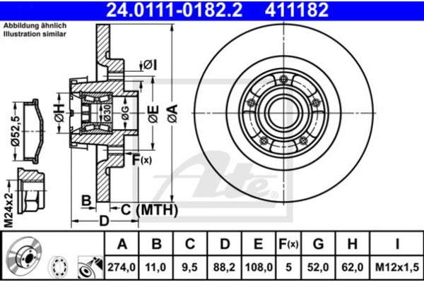 Ate Δισκόπλακα - 24.0111-0182.2