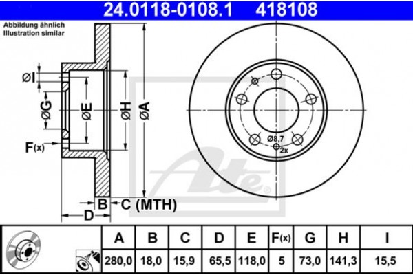 Ate Δισκόπλακα - 24.0118-0108.1