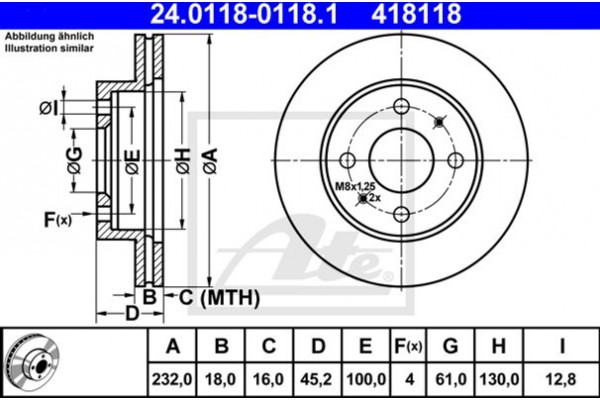 Ate Δισκόπλακα - 24.0118-0118.1