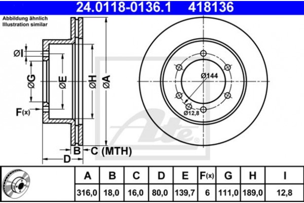 Ate Δισκόπλακα - 24.0118-0136.1