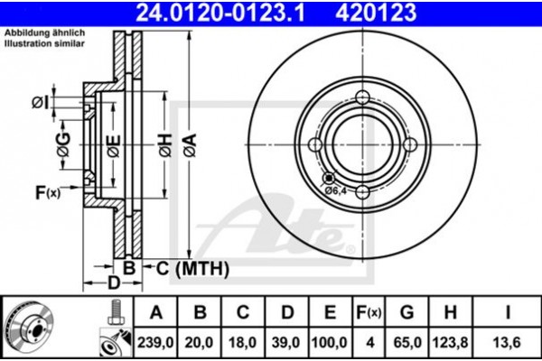 Ate Δισκόπλακα - 24.0120-0123.1