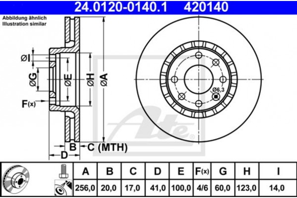 Ate Δισκόπλακα - 24.0120-0140.1