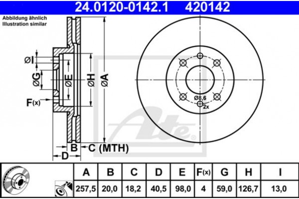 Ate Δισκόπλακα - 24.0120-0142.1