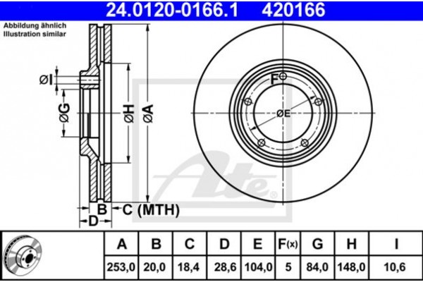 Ate Δισκόπλακα - 24.0120-0166.1