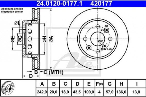 Ate Δισκόπλακα - 24.0120-0177.1