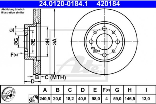 Ate Δισκόπλακα - 24.0120-0184.1