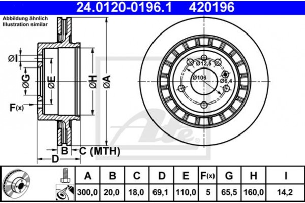 Ate Δισκόπλακα - 24.0120-0196.1