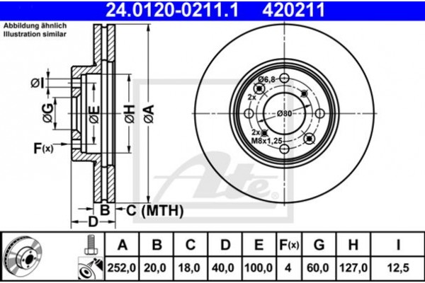 Ate Δισκόπλακα - 24.0120-0211.1