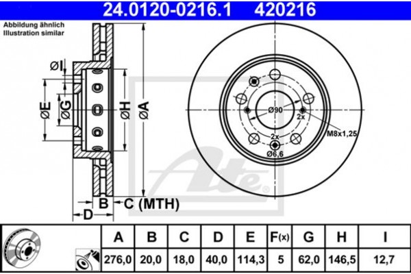 Ate Δισκόπλακα - 24.0120-0216.1