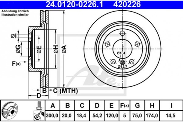 Ate Δισκόπλακα - 24.0120-0226.1