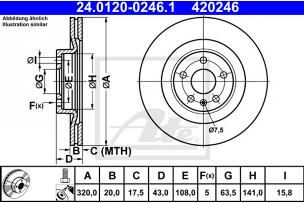 Ate Δισκόπλακα - 24.0120-0246.1