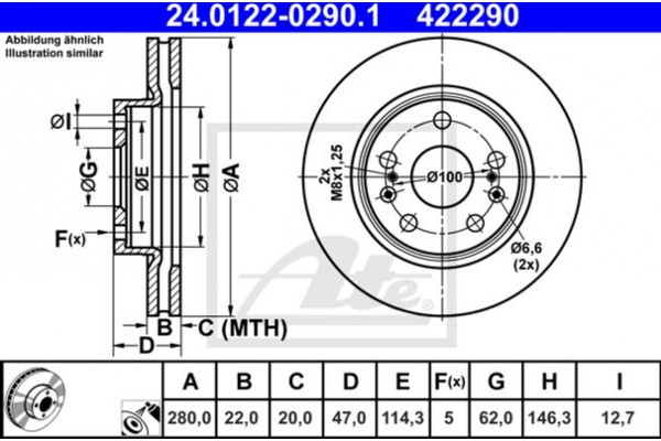 Ate Δισκόπλακα - 24.0122-0290.1