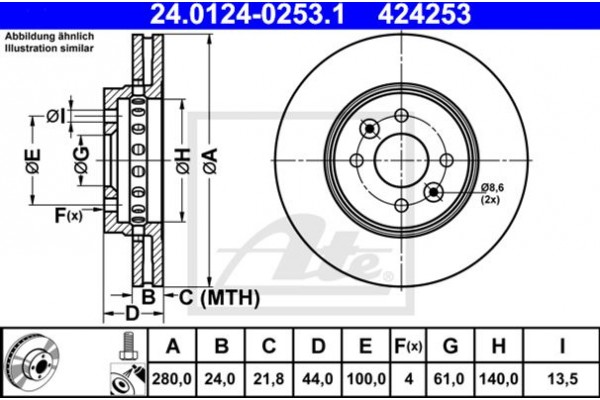 Ate Δισκόπλακα - 24.0124-0253.1