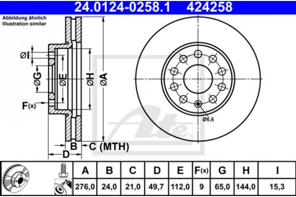 Ate Δισκόπλακα - 24.0124-0258.1