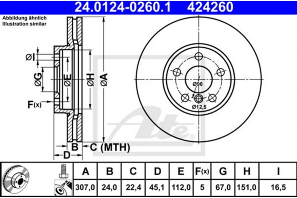 Ate Δισκόπλακα - 24.0124-0260.1