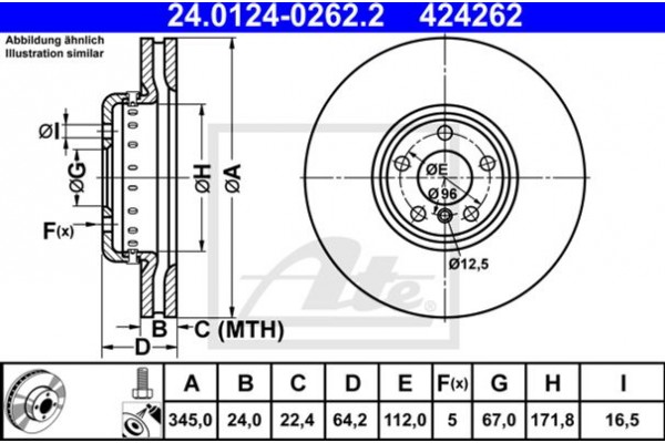 Ate Δισκόπλακα - 24.0124-0262.2