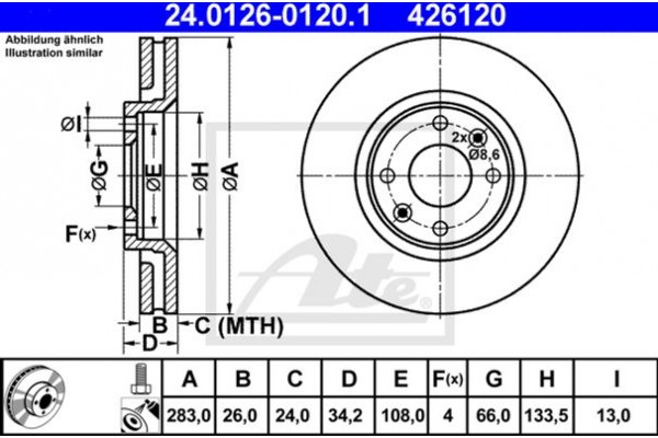 Ate Δισκόπλακα - 24.0126-0120.1