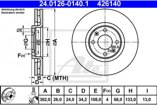 Ate Δισκόπλακα - 24.0126-0140.1