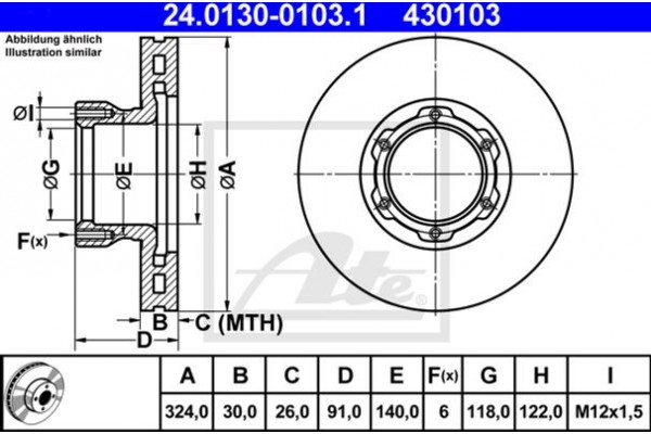 Ate Δισκόπλακα - 24.0130-0103.1