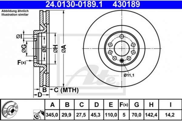 Ate Δισκόπλακα - 24.0130-0189.1