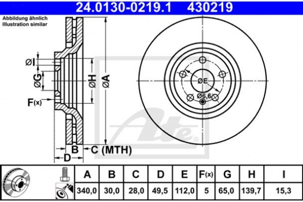 Ate Δισκόπλακα - 24.0130-0219.1