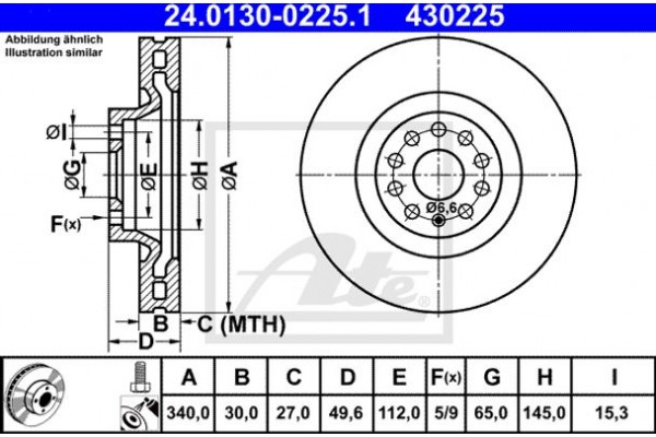 Ate Δισκόπλακα - 24.0130-0225.1