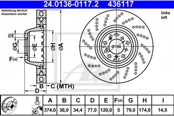 Ate Δισκόπλακα - 24.0136-0117.2