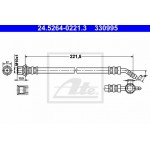 Ate Ελαστικός Σωλήνας Φρένων - 24.5264-0221.3