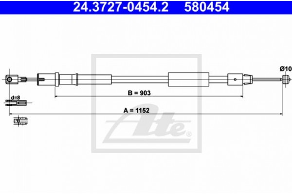 Ate Ντίζα, Φρένο Ακινητοποίησης - 24.3727-0454.2