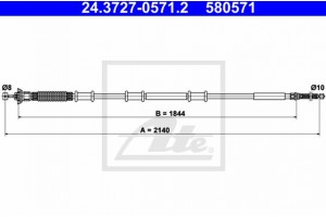 Ate Ντίζα, Φρένο Ακινητοποίησης - 24.3727-0571.2