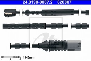 Ate Προειδοπ. επαφή, Φθορά Υλικού Τριβής Των Φρένων - 24.8190-0007.2
