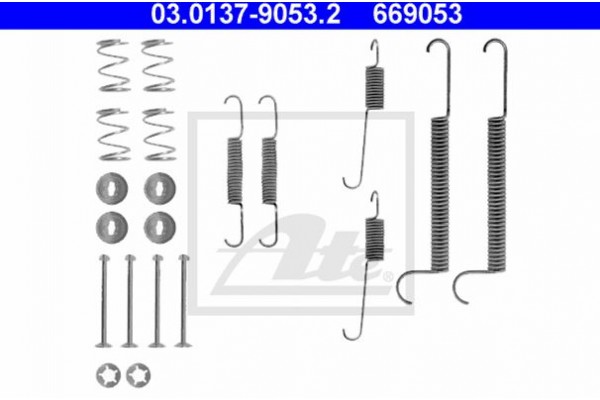 Ate Σετ βοηθ. εξαρτημάτων, Σιαγόνες Φρένου - 03.0137-9053.2